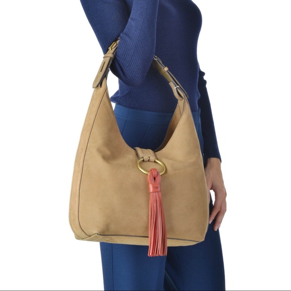 Tory Burch Handbags - NEW Tory Burch Brown Suede Hobo Bag